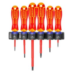 CONJUNTO 6 DESTORNILLADORES ELECTRICISTA 1000V - EMTOP (SL3 SL4 SL6 PH0 PH1 PH2)