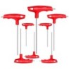 JUEGO LLAVES ALLEN CR-V - 8PCS (2x75, 2.5x75, 3x100, 4x100, 5x150, 6x150, 8x200, 10x200) EMTOP'