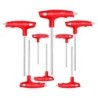 JUEGO LLAVES TORX CR-V - 8PCS (T10x100, T15x100, T20x100, T25x100, T30x150, T40x150, T45x200, T50x20
