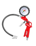 PISTOLA DE INFLADO CON MANÓMETRO EMTOP PARA COMPRESOR (12 BAR)