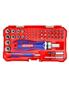 DESTORNILLADOR CON PUNTERAS Y LLAVES INTERCAMBIABLES - 55 PCS - EMTOP