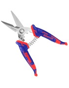 TIJERAS ELECTRICISTA 7" 178mm ACERO INOXIDABLE CON MUELLE - EMTOP