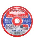 DISCO CORTE METAL AMOLADORA 230MM 2,00MM EMTOP