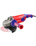AMOLADORA 230MM 2400W EMTOP M14 (INCLUYE MANILLAR AUXILIAR - JUEGO ESCOBILLAS)